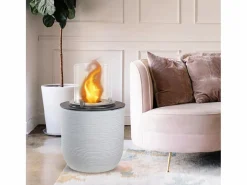 Chimenea de bioetanol para suelo de jardín, interior y exterior RAFFAELLO Perla d.35 x h55^ Clearance