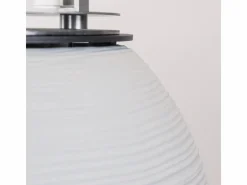 Chimenea de bioetanol para suelo de jardín, para interior y exterior, BOTTICELLI Perla d.40 x h54 Blanco Outlet