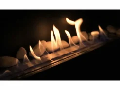 Chimenea de bioetanol Pisa Black para pared o empotrada, L 65 x P 12 x H 40^ Discount