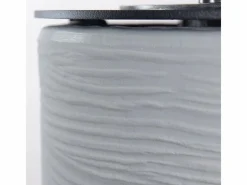 Chimenea|Chimenea|Chimenea de bioetanol RAFFAELLO Pearl White, brasero de pie para interior y exterior, d.35 x h.55