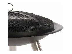 Eurobath Brasero|Chimenea de cuenco Chicago acero 75 cm negra 85013