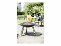Eurobath Brasero|Chimenea de cuenco Chicago acero 75 cm negra 85013