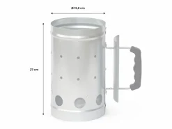 Sweeek Chimenea de encendido para la barbacoa de carbón Gris Sale