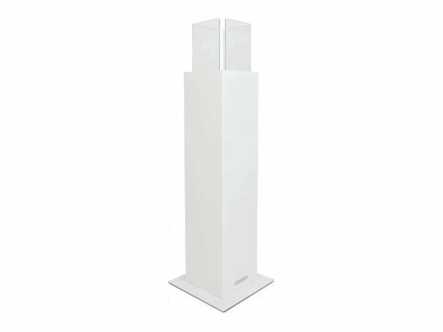 Chimenea de jardín de bioetanol para exterior Capri 110 blanca^ Outlet
