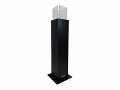 Chimenea de jardín de bioetanol para exterior Capri 110 Black Negro New