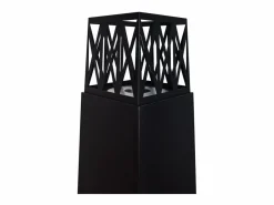 Chimenea de jardín de bioetanol para exterior Vulcano Nero 40x40x145 mm Negro Outlet