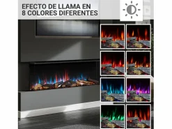 Chimenea|Chimenea|Chimenea eléctrica BALDERIA Athena smart 52 - Chimenea empotrable -