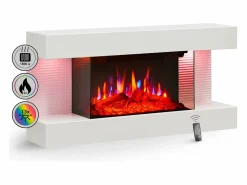 Chimenea eléctrica BALDERIA Ida ñ Chimenea de pared -^ Online