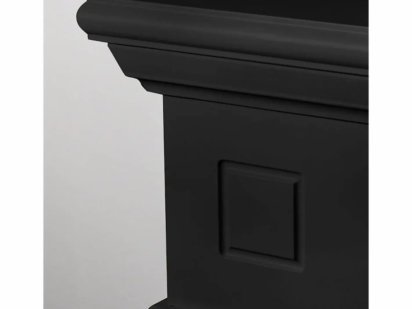Chimenea|Chimenea|Chimenea eléctrica CAMBRIDGE, chimenea de pie, madera negra, 110x36x100h
