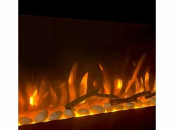 Chimenea|Chimenea|Chimenea eléctrica DALLAS chimenea de pared L127 x P 11 x H50