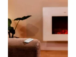 Chimenea eléctrica decorativa Ready Warm 2690 Flames Connected White Cecotec 2000W control vía App^ Clearance