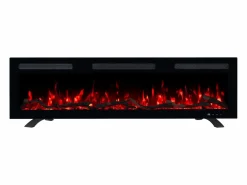 Chimenea eléctrica MONARCH 152 - fuego premium - de pared y empotrados - 152x13x35 cm - chimenea LED con calefacción 900/1800 W^ Online