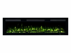 Chimenea eléctrica MONARCH 152 - fuego premium - de pared y empotrados - 152x13x35 cm - chimenea LED con calefacción 900/1800 W^ Online