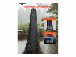 Chimenea Exterior SucceBuy, de Hierro de 51 cm, con Reja y Tapa de Chimenea, para Reuniones en el Jardín, Acampadas y Fiestas al Aire Libre Negro Sale