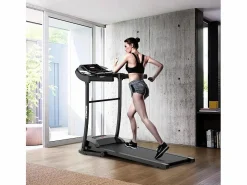 Leonardo Cinta de correr eléctrica con plegado acolchado de inclinación manual Stinkor Multicolor Outlet