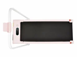 Cinta de correr plegable 2 en 1, control remoto, 1-6 km/h, pantalla LED, altavoz Bluetooth, soporte para teléfono, metal (130 x 58 x 13 cm)^ Online