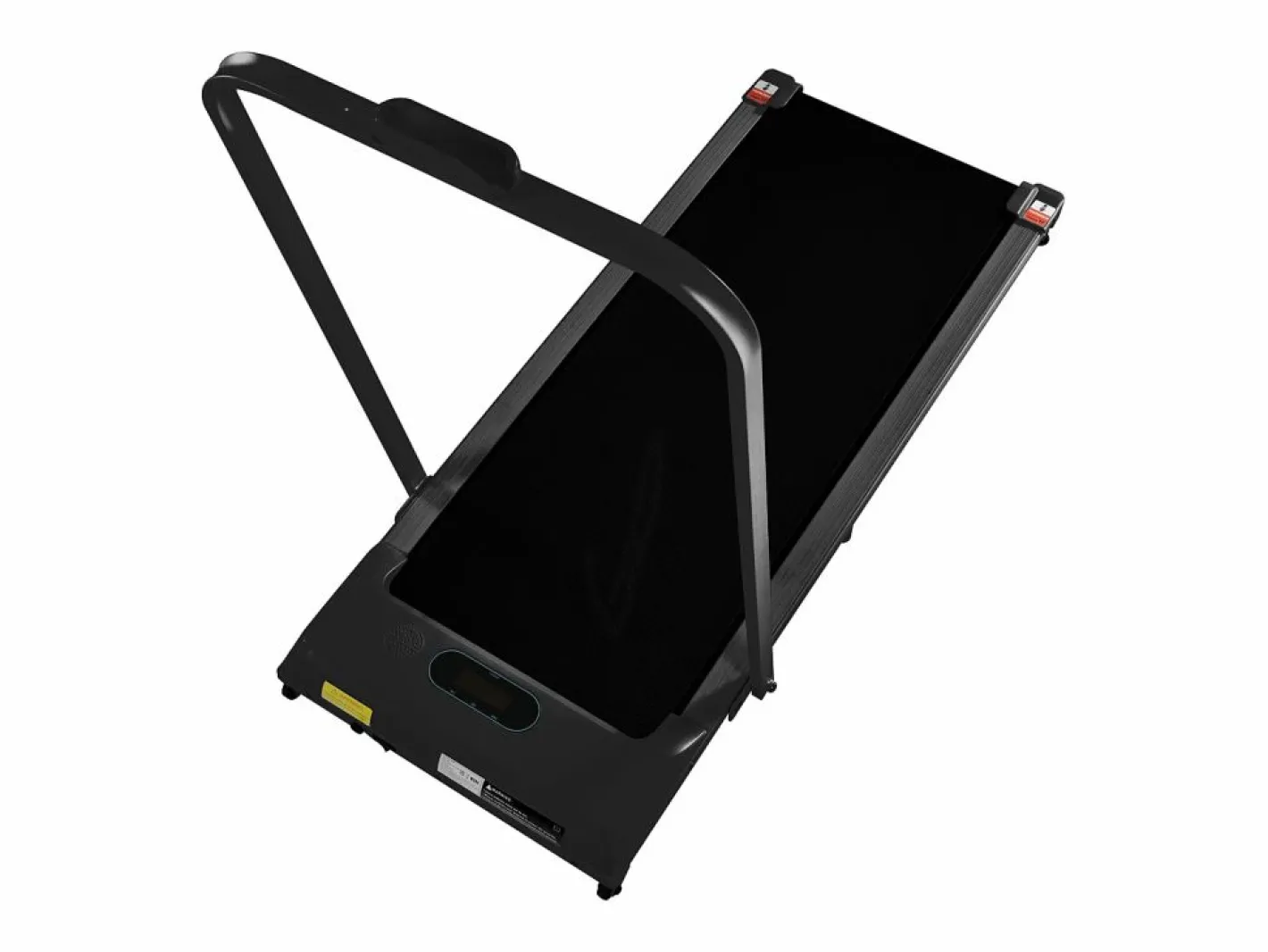 Cinta de correr plegable 2 en 1 para casa/oficina, 1-6 km/h, LED, Bluetooth, soporte para teléfono, metal (130 x 58 x 13 cm) Negro Online