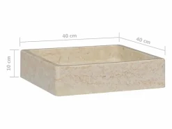 Garden Furniture Fregadero|Claire-Céleste Lavabo mármol 40x40x10 cm