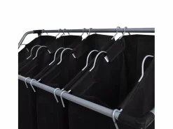 Clasificadores de ropa con 2 bolsas y Gris^