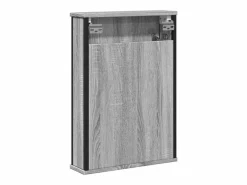 Clemente Armario con espejo de baño madera Sonoma 42x12x60 cm^Garden Furniture