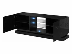 MSO Mueble Tv|Clost 160 cm LED soporte de TV - Con LEDs