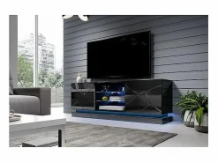 MSO Mueble Tv|Clost 160 cm LED soporte de TV - Con LEDs