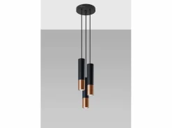 Cluster Drop Nero, Rame GU10 Cluster Drop , Cobre GU10^Sollux Lighting New