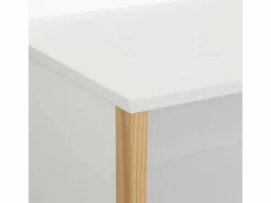 Atmosphera for Kids Cómoda 2 cajones aglomerado 85x80x40cm Blanco Discount