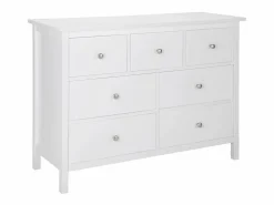 Vente-unique Muebles Niño|Cómoda|Cómoda ALBANE de 7 cajones en pino macizo y MDF