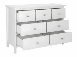 Vente-unique Muebles Niño|Cómoda|Cómoda ALBANE de 7 cajones en pino macizo y MDF