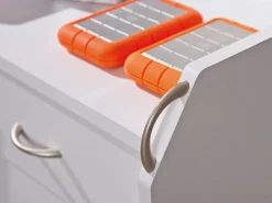 ebuy24 Cajonera De Escritorio|Cómoda archivadora de oficina con ruedas Prosar, 4 cajones color .
