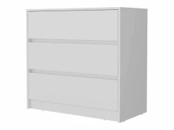 TuHome Cómoda|Cómoda Austin en melamina con tres cajones de riel metalico , 80 cm X 85 cm X 42 cm ,