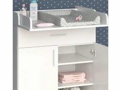 Vicco Cómoda cambiador 75x50x100 lena Blanco Best