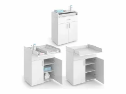 Vicco Cómoda cambiador 75x50x100 lena Blanco Best