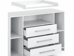 Vicco Cómoda cambiador 143x70x100 oskar Blanco Sale