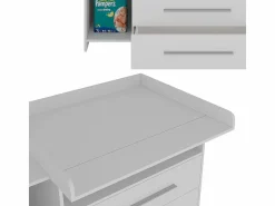 Vicco Mueble De Bebé|Cómoda cambiador 110x53x93.5 paula