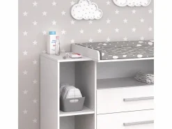Vicco Mueble De Bebé|Cómoda cambiador 113x53x100 oskar