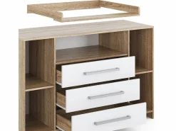 Vicco Mueble De Bebé|Cómoda cambiador /sonoma 143x70x100 oskar