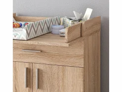 Vicco Cómoda cambiador sonoma 75x50x100 lena Color natural claro Sale