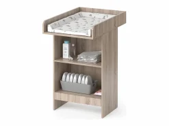 Vicco Cómoda cambiador sonoma 60x88x103 leo Color natural claro New