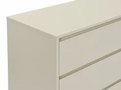Cómoda con 6 cajones de MDF y metal en color y dorado - KORASA de Pascal Morabito^Vente-unique