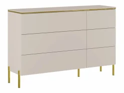 Vente-unique Cómoda|Cómoda con 6 cajones en y dorado - VUKIA de Pascal Morabito