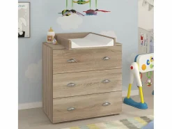 Petits-Meubles Mueble De Bebé|Cómoda con cambiador Lio Madera