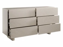 Vente-unique Cómoda de 6 cajones en MDF - LUDIMA Beige Discount