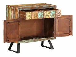 Cómoda de madera maciza reciclada 70x35x70 cm^vidaxl Best
