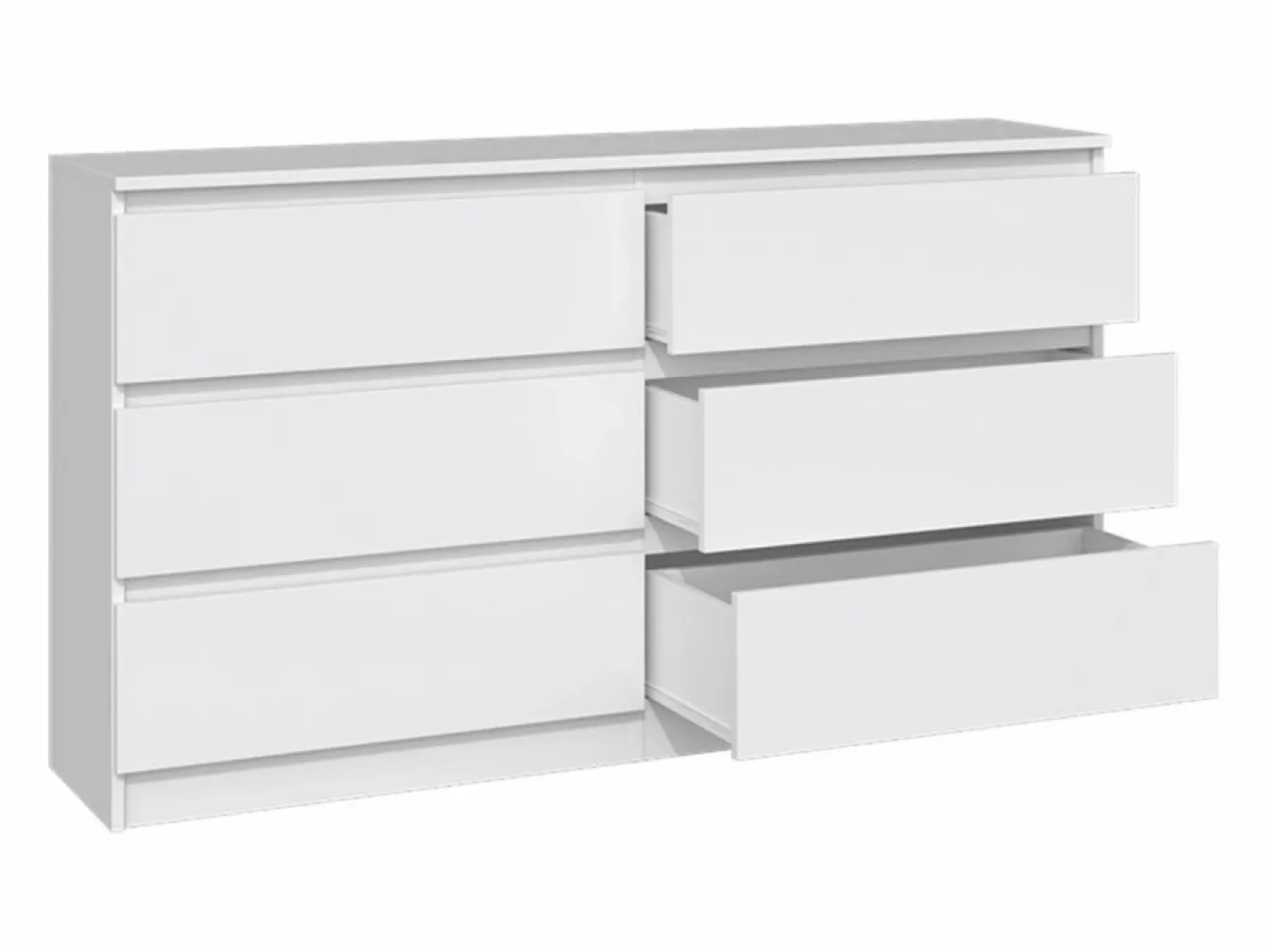 SELSEY Cómoda|Cómoda de seis cajones - 138 cm - - MALWA