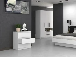 SELSEY Cómoda|Cómoda de tres cajones - 70 cm - - MALWA
