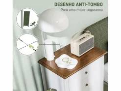 Homcom Mueble De Bebé|Cómoda Kiwita 4 cajones 98,5x60x40 cm