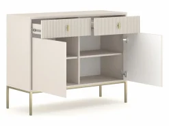 Cómoda Maggiore 2P2C cashmere / dorado / dorado Beige Outlet