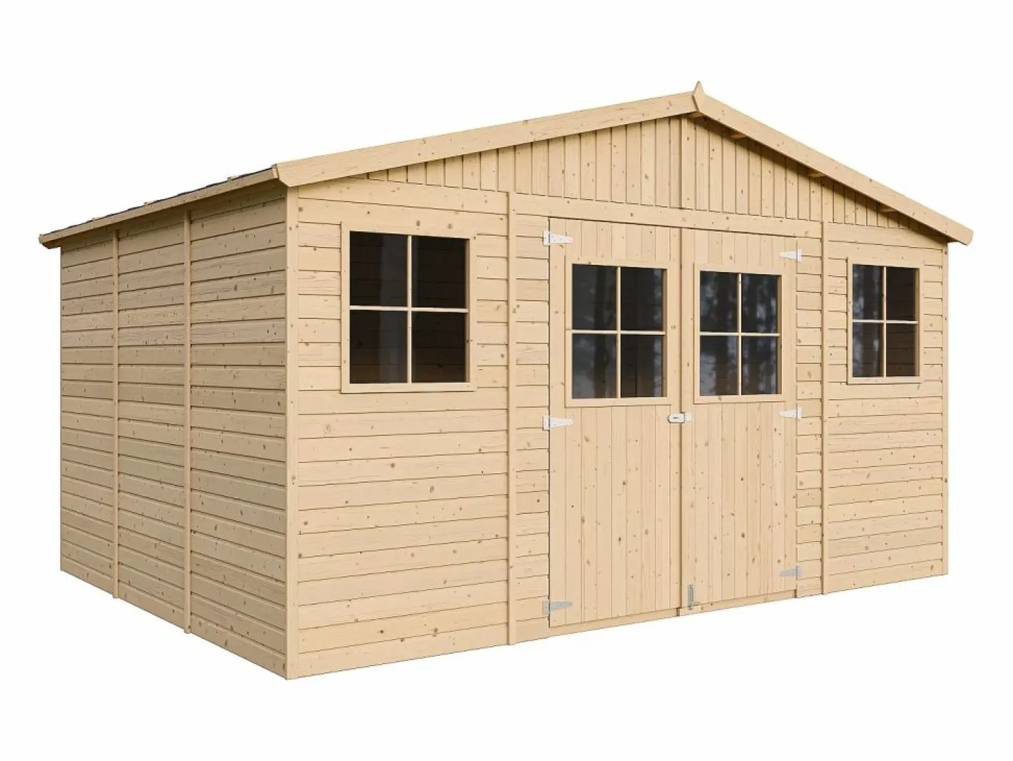 Timbela Caseta De Jardín|Cobertizo de madera para jardín - A246x418x320 cm / 12m² - M331